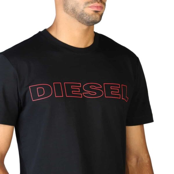 Diesel UMLT-JAKE_0DARX. Diesel Marškinėliai Juoda